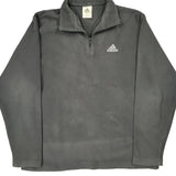 Adidas Fleece - Large Gray Polyester