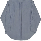 Ralph Lauren Striped Shirt - Large Blue Cotton