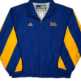 Ucla Adidas College Track Jacket - Large Blue Nylon