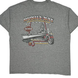 Mobile Bay Harley Davidson Graphic T-Shirt - XL Gray Cotton
