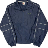 Nike Windbreaker - Large Navy Polyester
