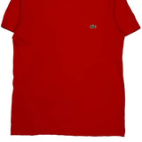 Lacoste T-Shirt - 2XS Red Cotton