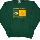 Green Bay Packers Cruisin USA Football Sweatshirt - Large Green Cotton