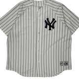 New York Yankees Majestic Mlb Jersey - 3XL White Polyester