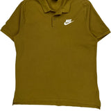 Nike Polo Shirt - XL Brown Cotton