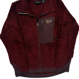 Mountain Hard Wear Fleece Jacket - Small Burgundy Polyester