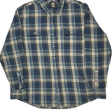 Timberland Checked Flannel Shirt - XL Beige Cotton
