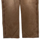 Dickies Carpenter Pants - 35W 28L Brown Cotton