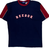 Reebok Spellout T-Shirt - Medium Navy Cotton