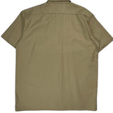 Authentic Workwear Since 1922 Dickies Short Sleeve Shirt - XL Khaki Polyester Blend
