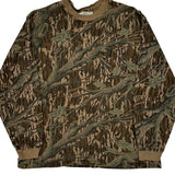 Made In USA Mossy Oak Long Sleeve T-Shirt - Large Camo Cotton