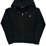 Polo By Ralph Lauren Hoodie - Small Black Cotton