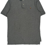 Ralph Lauren Polo Shirt - Medium Grey Cotton