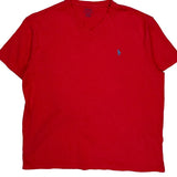 Polo By Ralph Lauren T-Shirt - Large Red Cotton