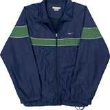 Nike Windbreaker - XL Blue Polyester