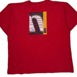 Nike Graphic T-Shirt - XL Red Cotton