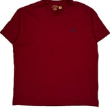 Polo By Ralph Lauren T-Shirt - Medium Red Cotton