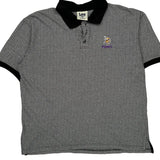 Vikings Lee Sport Nfl Polo Shirt - XL Black & White Cotton Blend