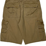 Wrangler Cargo Shorts - 32W 10L Khaki Cotton