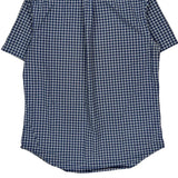 Ralph Lauren Checked Short Sleeve Shirt - Medium Blue Cotton