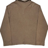 Polo By Ralph Lauren 1/4 Zip - 2XL Brown Cotton