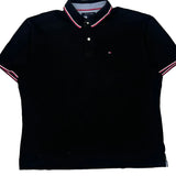 Tommy Hilfiger Polo Shirt - XL Black Cotton