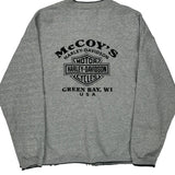 Green Bay, Wi Harley Davidson Graphic Zip Up - 2XL Grey Cotton