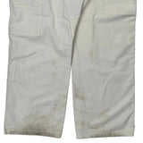 Dickies Carpenter Trousers - 38W 30L White Cotton