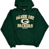 Green Bay Packers Nfl Hoodie - Large Green Cotton