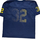 Made In USA Nike Football Football Jersey - 2XL Blue Polyester