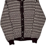 Woolrich Cardigan - Large Burgundy Cotton