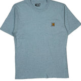 Carhartt T-Shirt - Small Blue Cotton