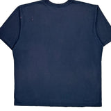 Carhartt T-Shirt - Large Blue Cotton