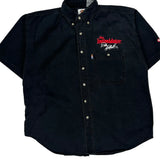 The Intimidator Winners Circle Nascar Short Sleeve Shirt - Large Black Cotton