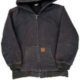 Age 14-16 Carhartt Jacket - Large Black Cotton