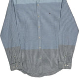 Tommy Hilfiger Checked Shirt - Large Blue Cotton