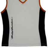Harley Davidson Tank Top - Large White Polyester