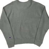 Reverse Weave Champion Sweatshirt - Small Grey Cotton