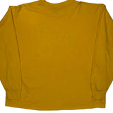 Eastern Quakers Tee Jays Single Stitch Long Sleeve T-Shirt - XL Yellow Cotton