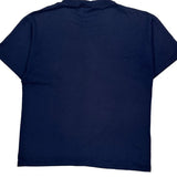 1980s Michigan City Hanes Graphic T-Shirt - Large Navy Cotton Blend