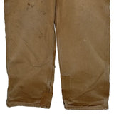 Carhartt Double Knee Carpenter Pants - 36W 30L Brown Cotton