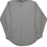 Polo By Ralph Lauren Striped Shirt - Large Black & White Cotton