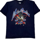 Montreal Canadiens Trench Nhl T-Shirt - Large Navy Cotton