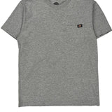 Dickies T-Shirt - Large Gray Cotton