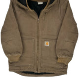 Age 7-8 Carhartt Jacket - Small Brown Cotton