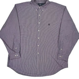 Ralph Lauren Checked Shirt - 2XL Purple Cotton
