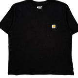 Carhartt T-Shirt - Large Black Cotton
