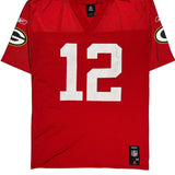 Green Bay Packers Reebok Football Jersey - Medium Red Polyester