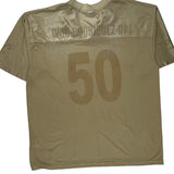 Fleur-De-Lis Design Adidas Football Football Jersey - XL Beige Polyester