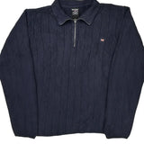 Ralph Lauren 1/4 Zip - 2XL Navy Cotton